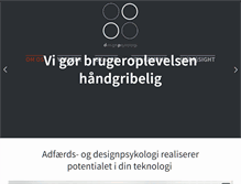 Tablet Screenshot of designpsykologi.dk